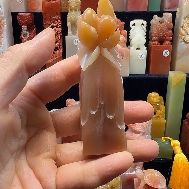 寿山石印石寿山石手工雕刻