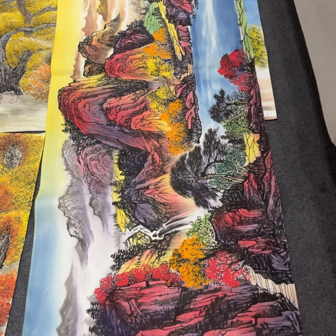 关***号国画L精品国画作品