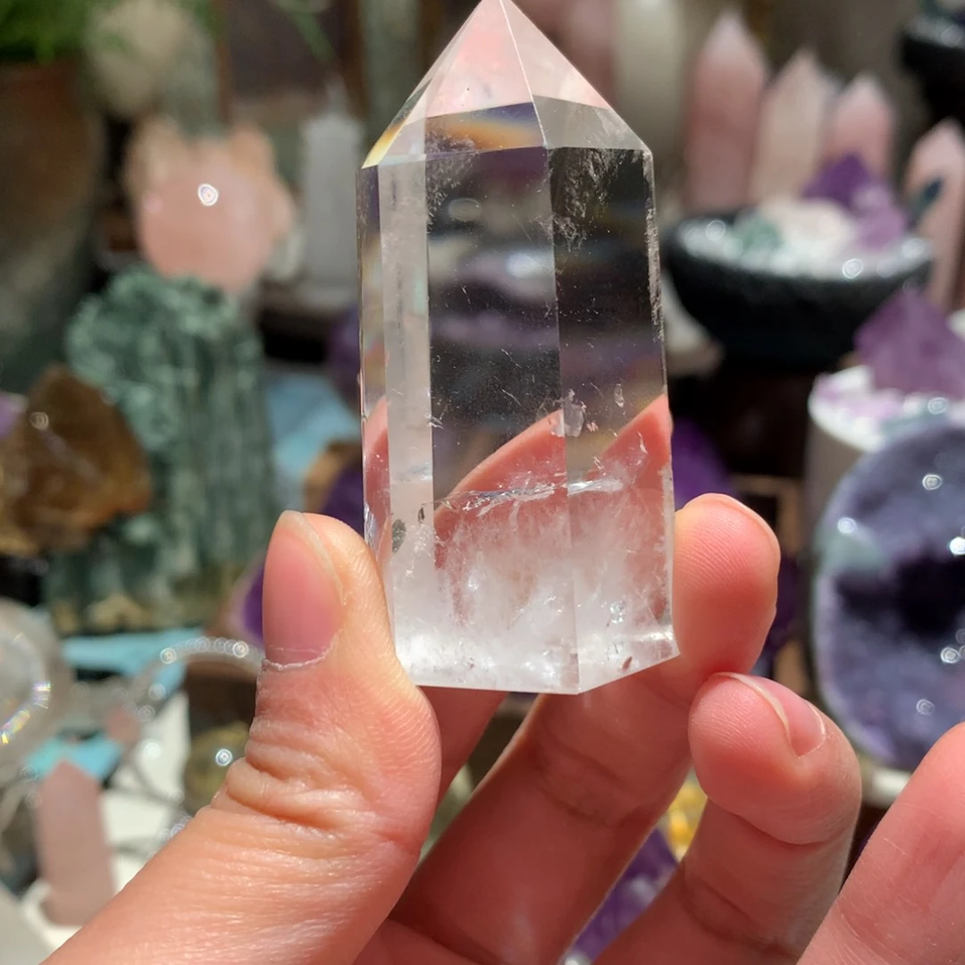 水晶原石未镶嵌小*白水晶