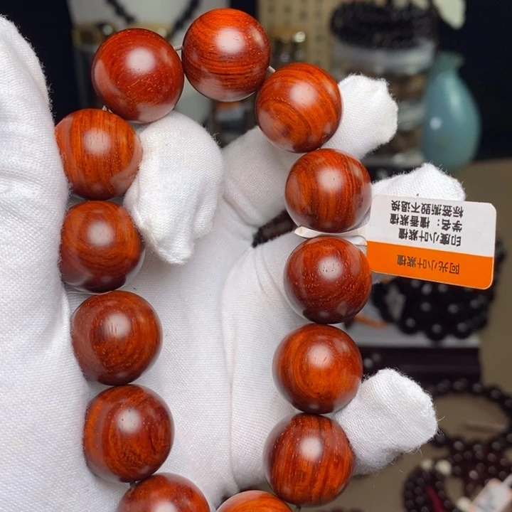 小叶紫檀手串/手链原汁原味1.8cm 泥料 特价