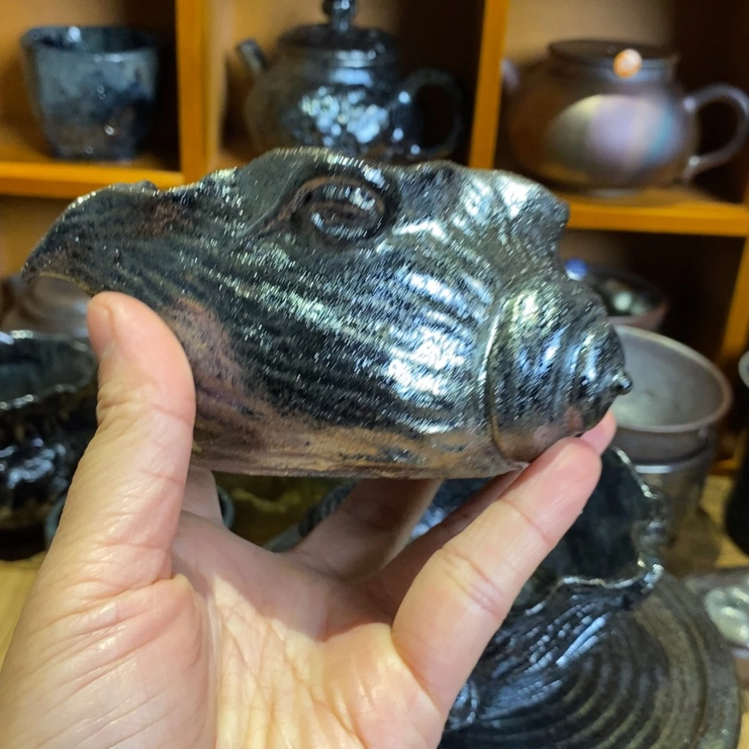 云***师建水紫陶柴烧茶器