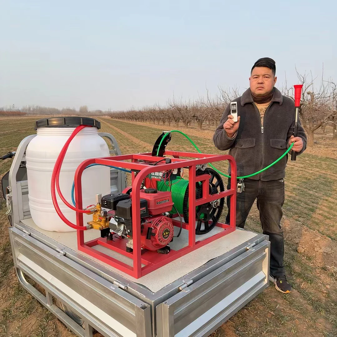 汽油先锋2025全新升级遥控器一健启动360度旋转头齿轮传动打药机