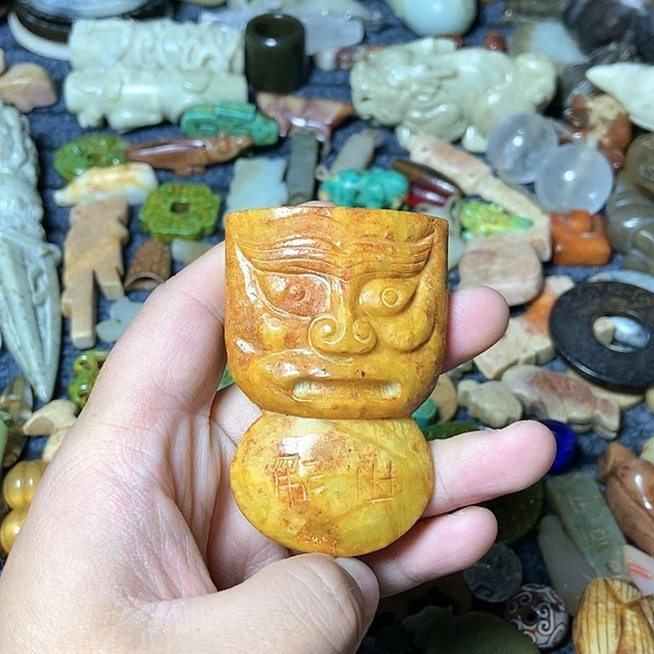 和田玉未镶嵌颈饰4