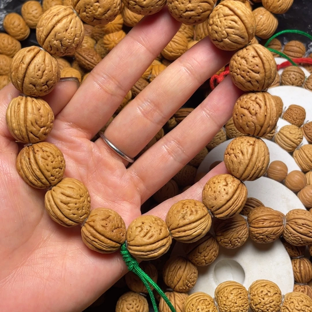 桃木桃核手串19+野生肌肉