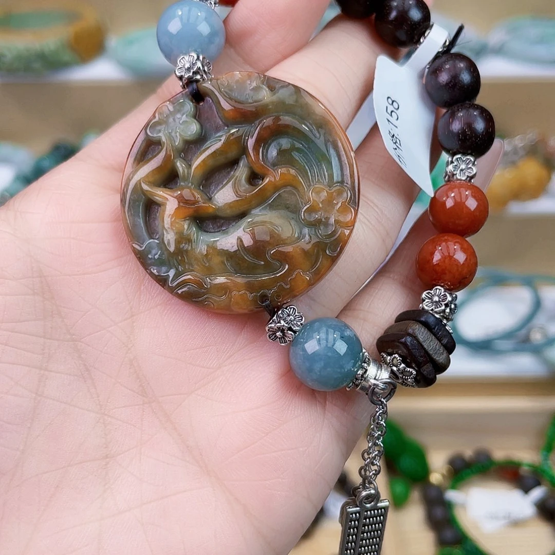 翡翠未镶嵌手链手链