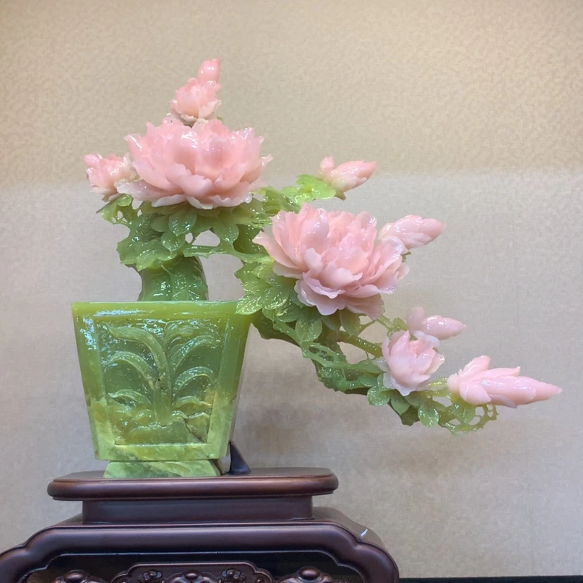 【闪购商品】蛇纹石玉未镶嵌摆件覆膜