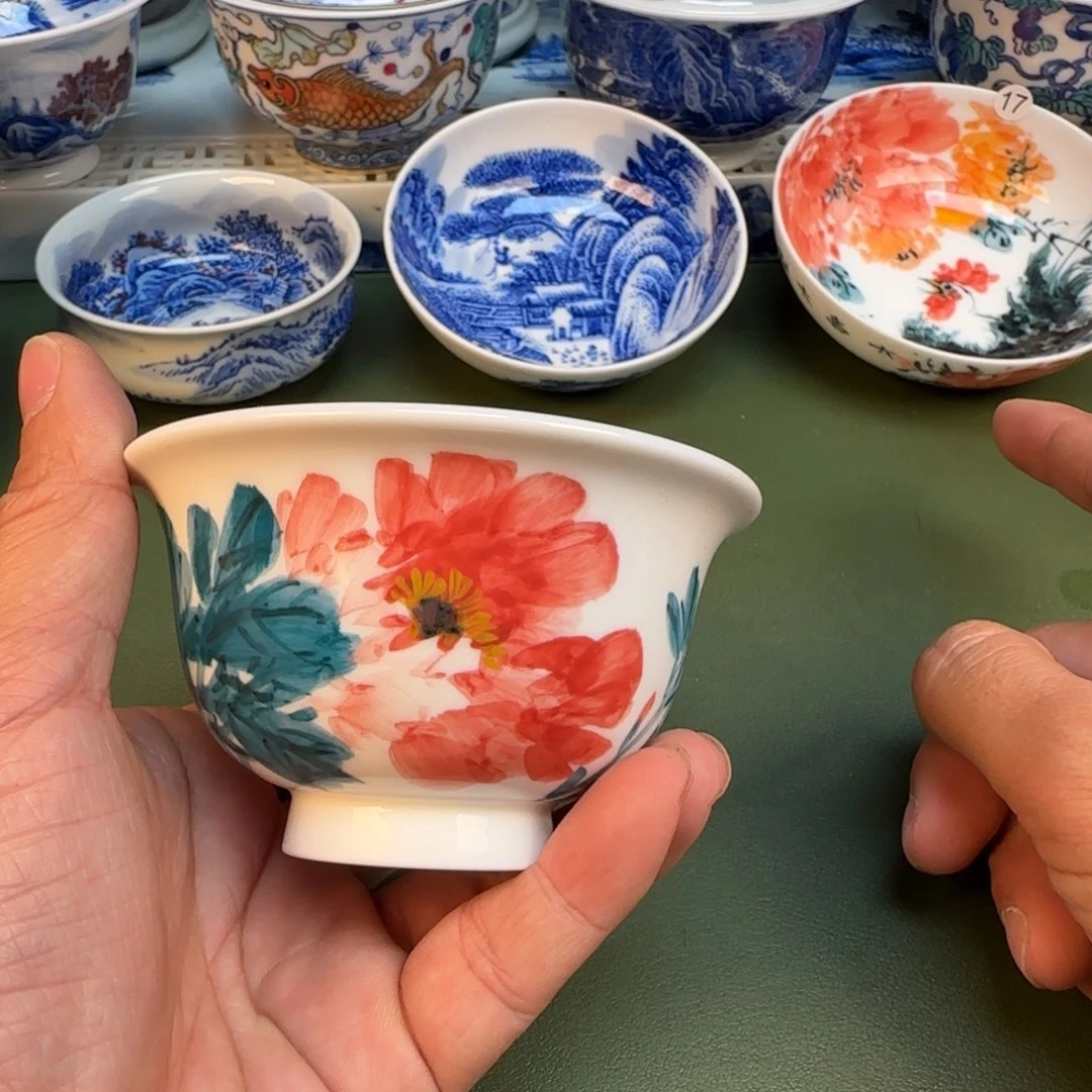 纯手工纯手绘茶具石头21