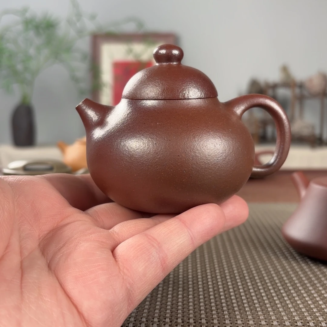 紫砂茶壶黄龙山原矿紫砂壶