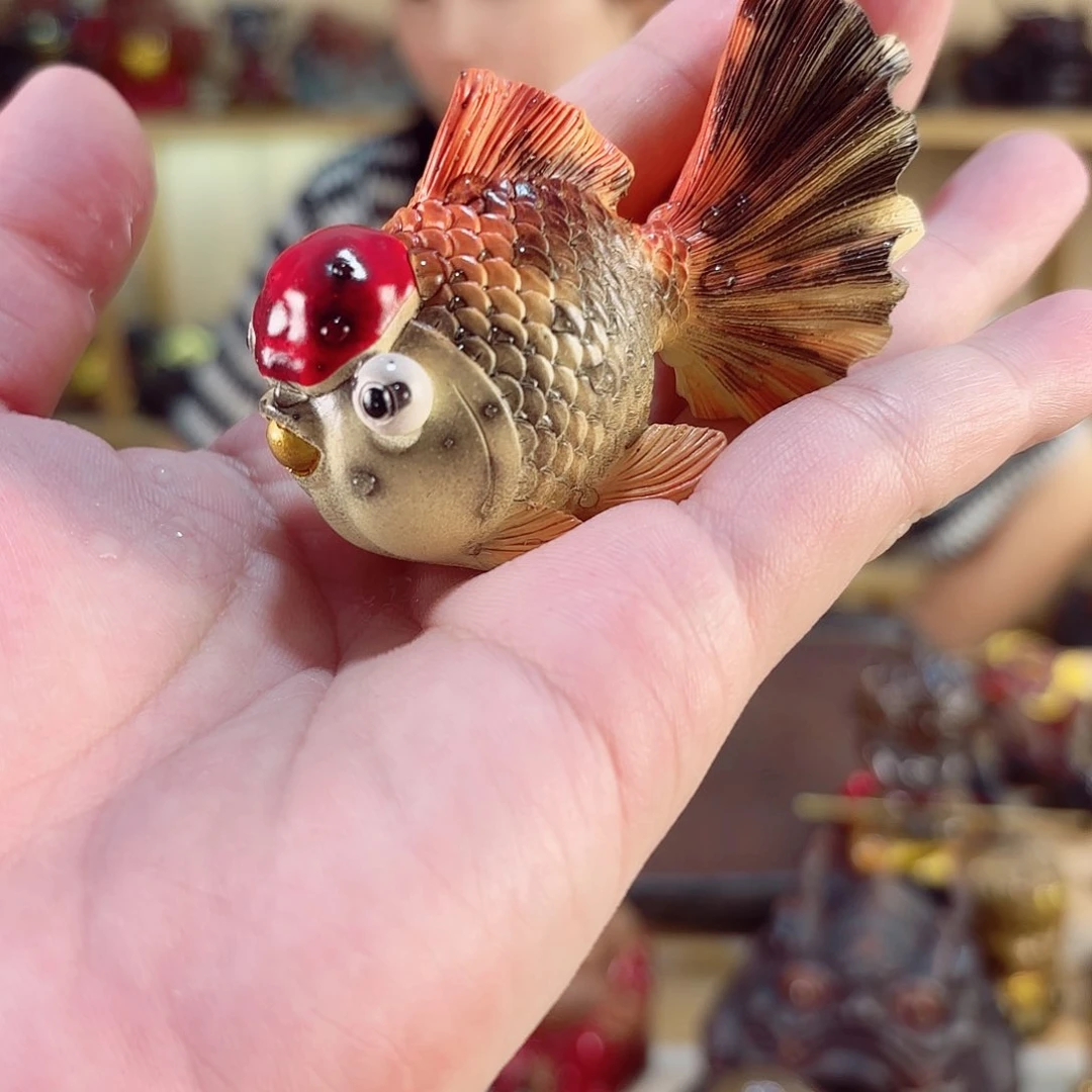 紫砂茶宠紫陶树脂茶宠摆件