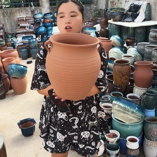 口25高30瑕疵一个盆子。