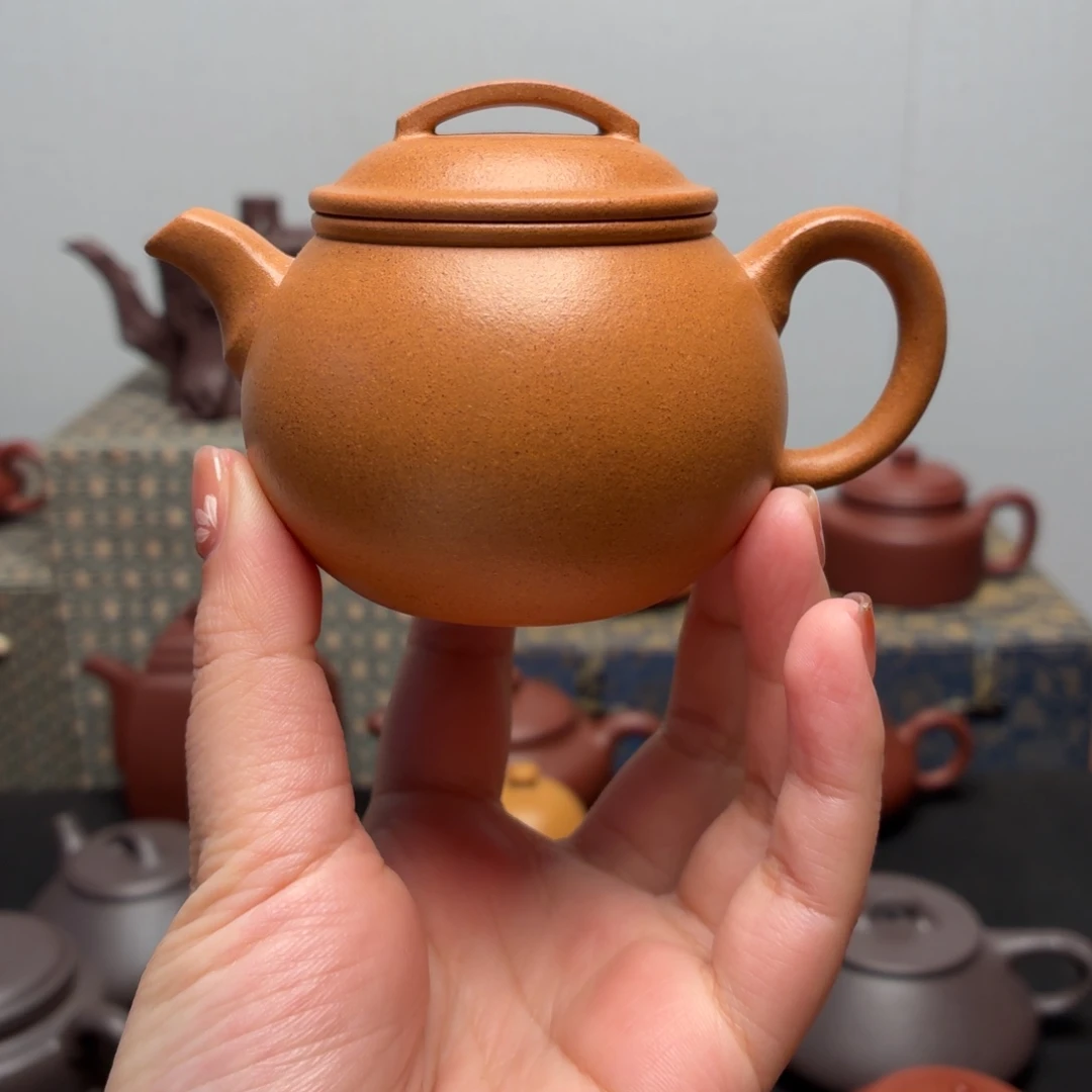 紫砂公道杯全手工黄金段