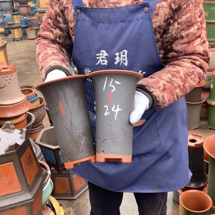 紫砂花盆紫砂花盆