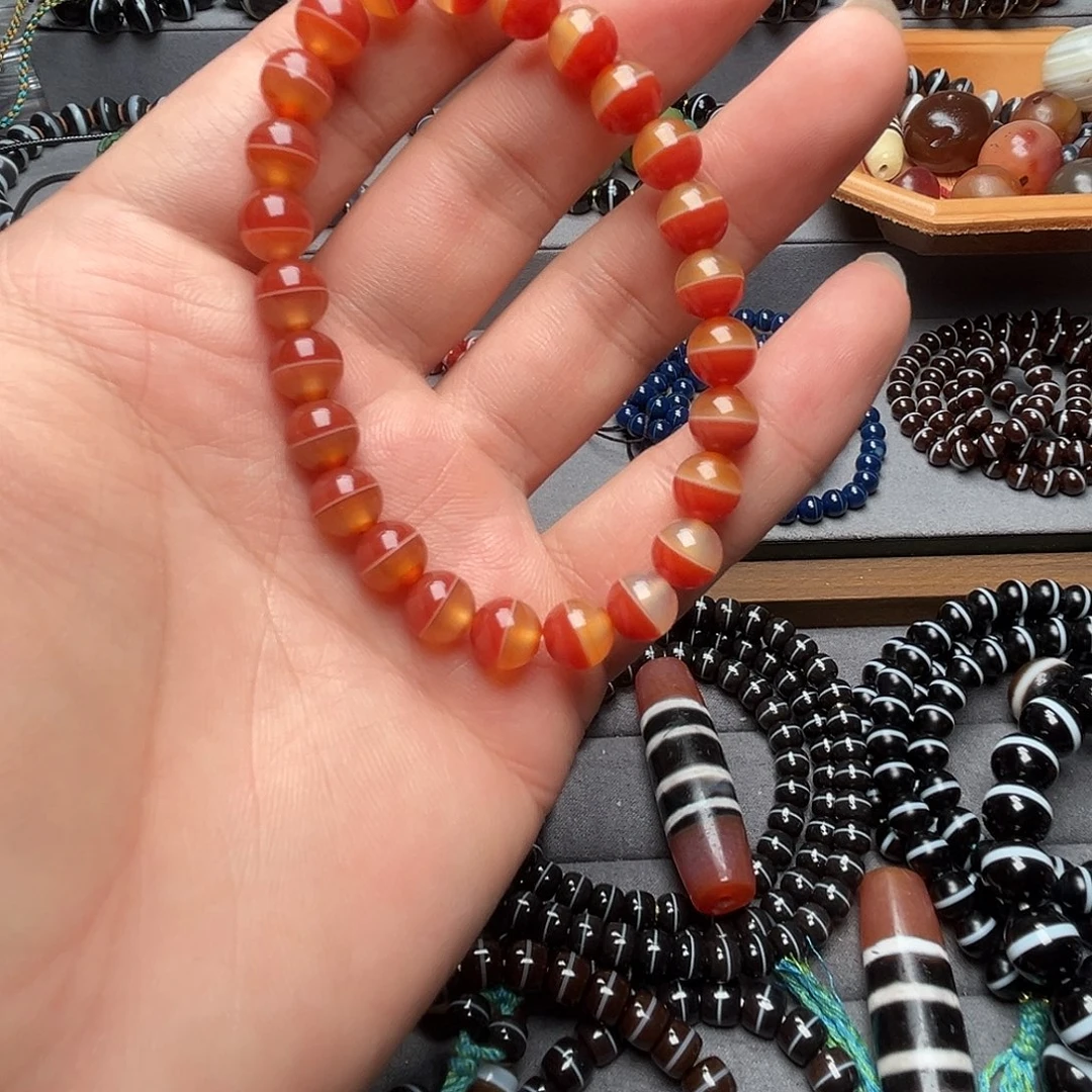 玛瑙/玉髓未镶嵌串