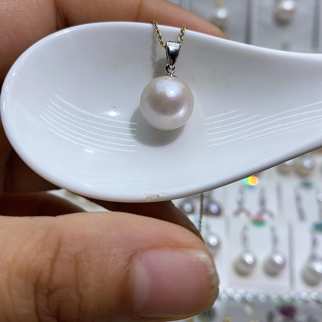 吊坠(赠链)银S925镶嵌淡水珍珠