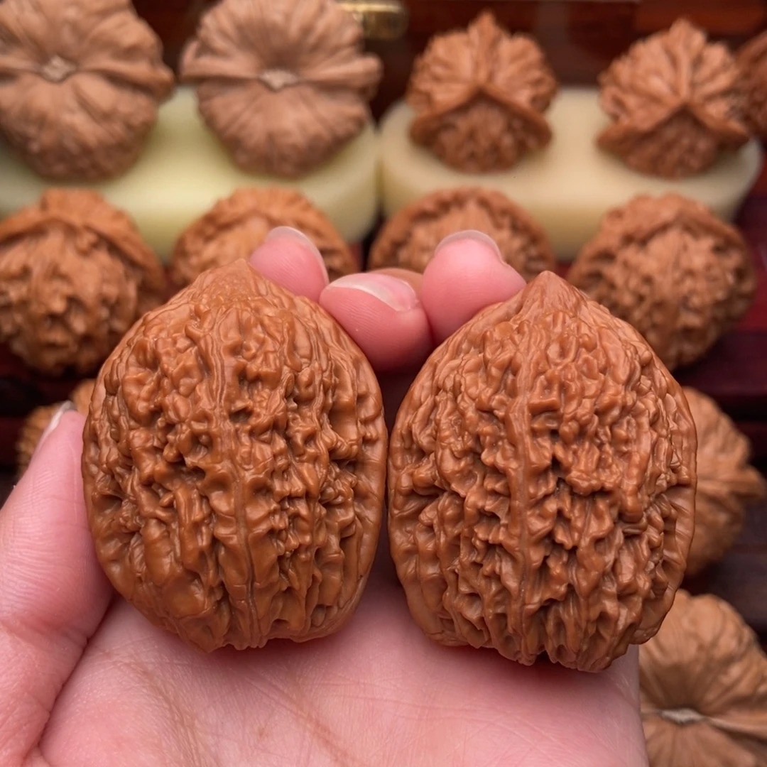 文玩核桃把件野生大蒜头37.5