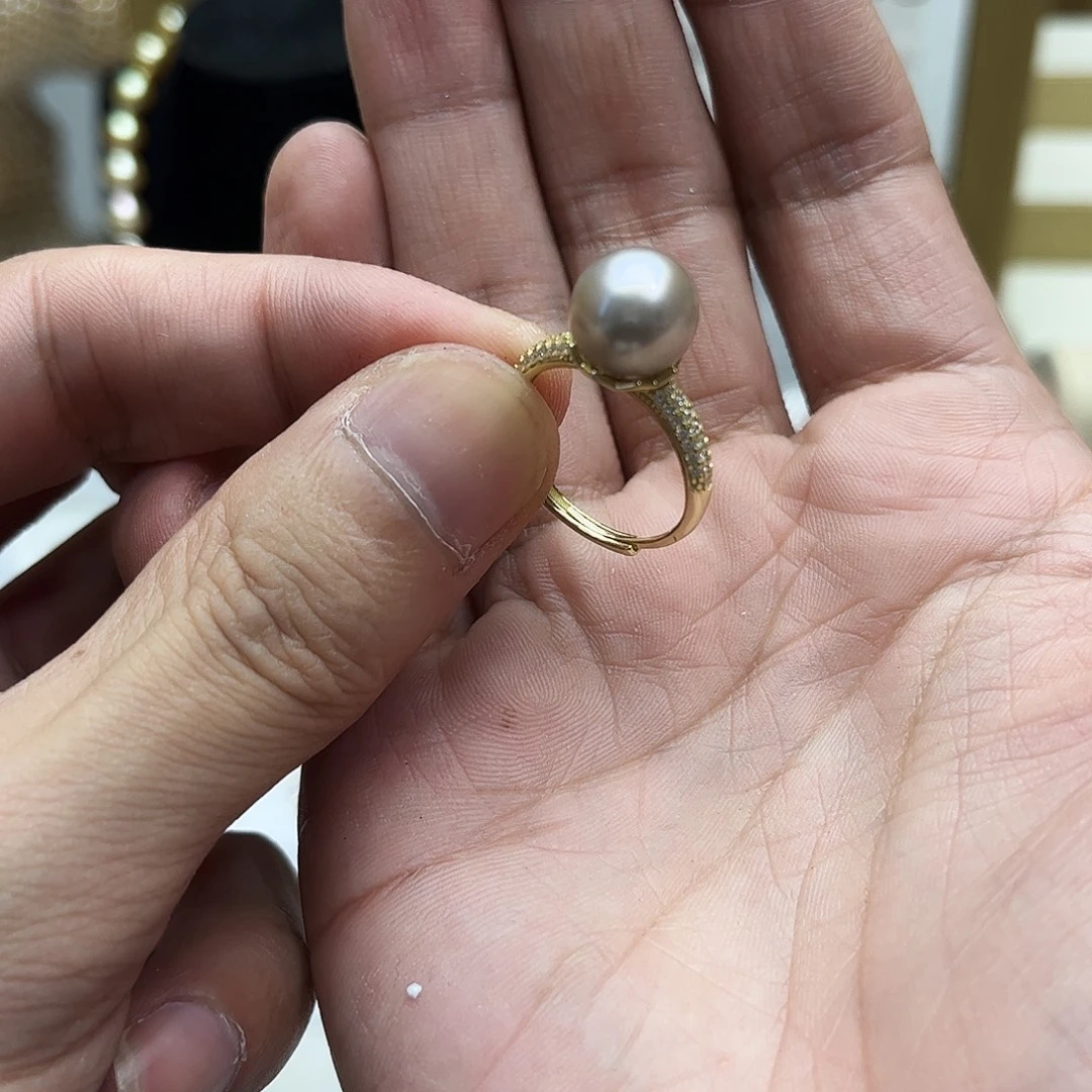 未镶嵌海水珍珠戒指