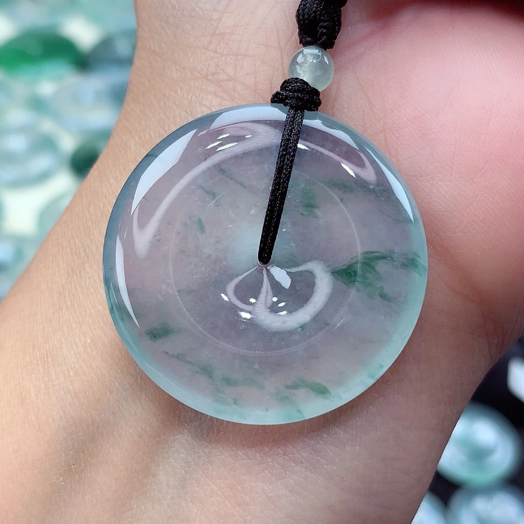 颈饰未镶嵌翡翠编号75尺寸33-6