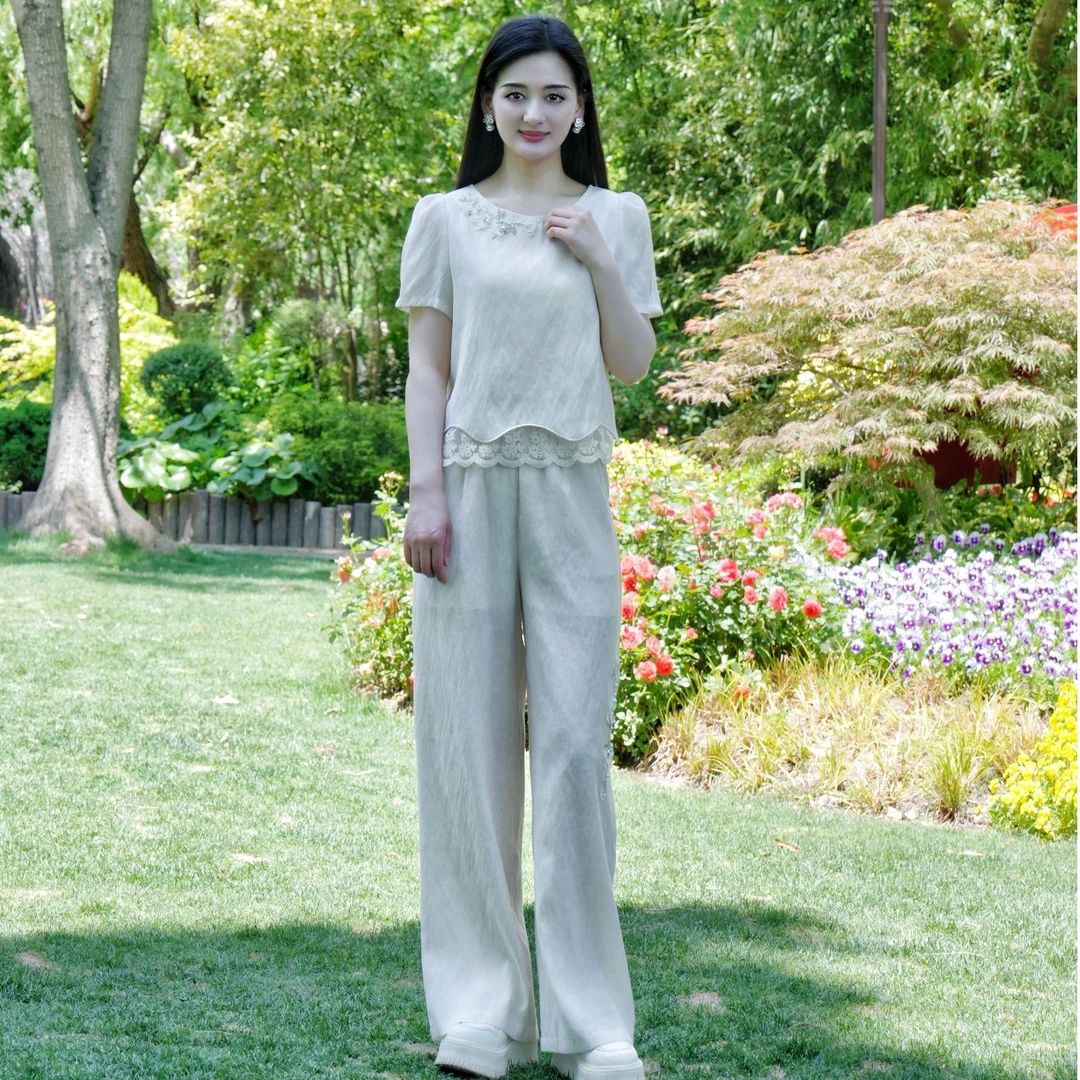 Pink Mary/粉红玛琍套装显瘦气质百搭PMDOS9706