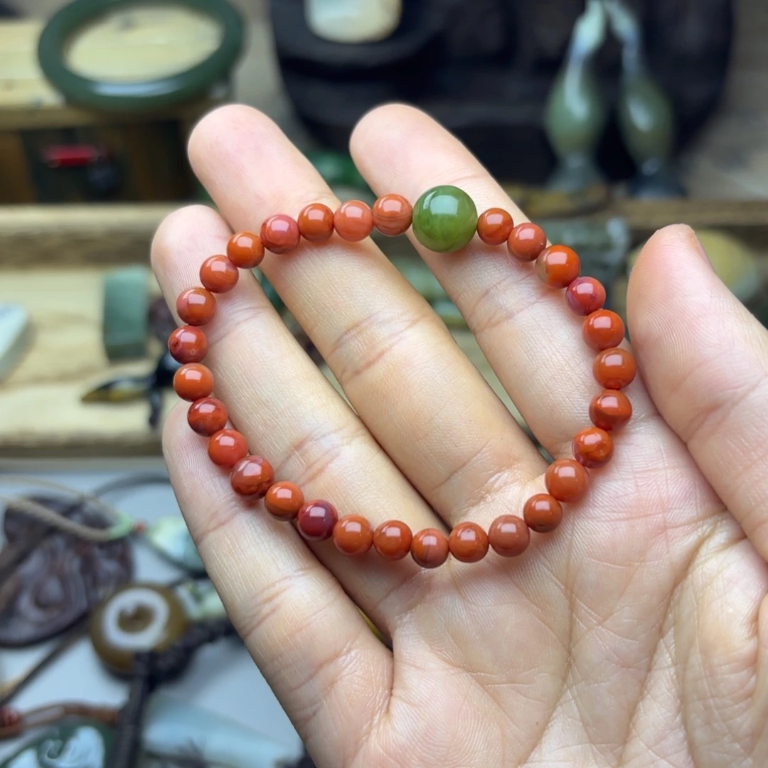 南红玛瑙未镶嵌颈饰