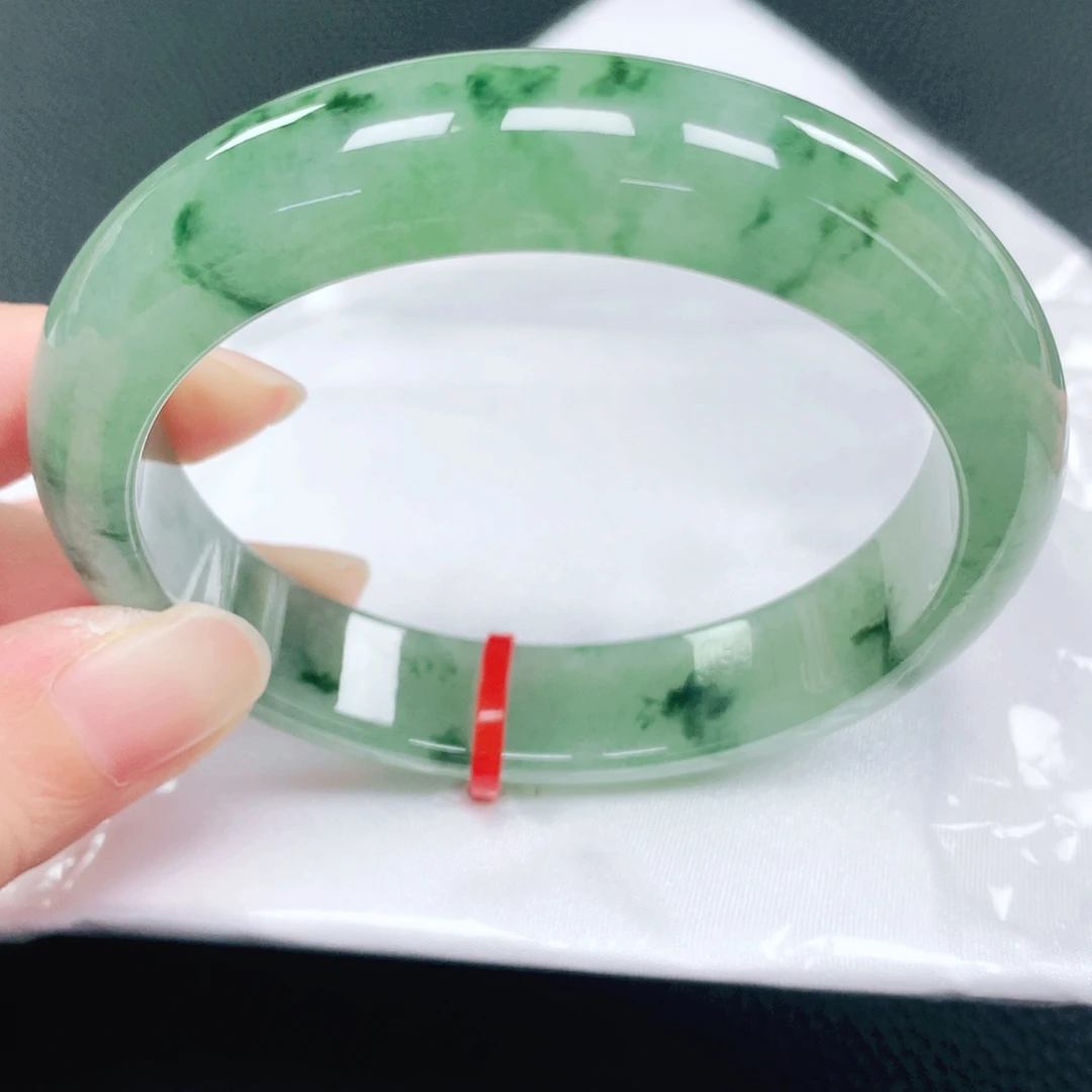 未镶嵌手镯翡翠58圈