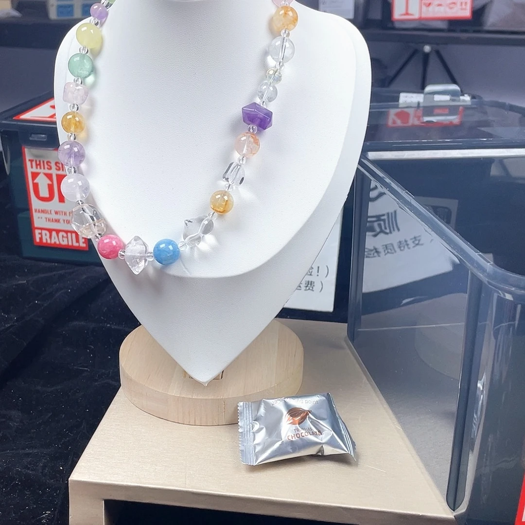 银S925镶嵌烟晶手链