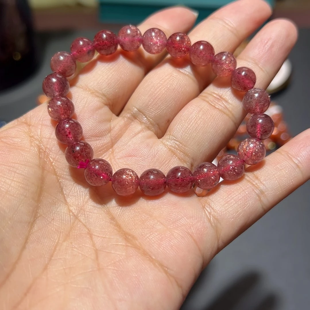 未镶嵌手链水晶草莓晶1号