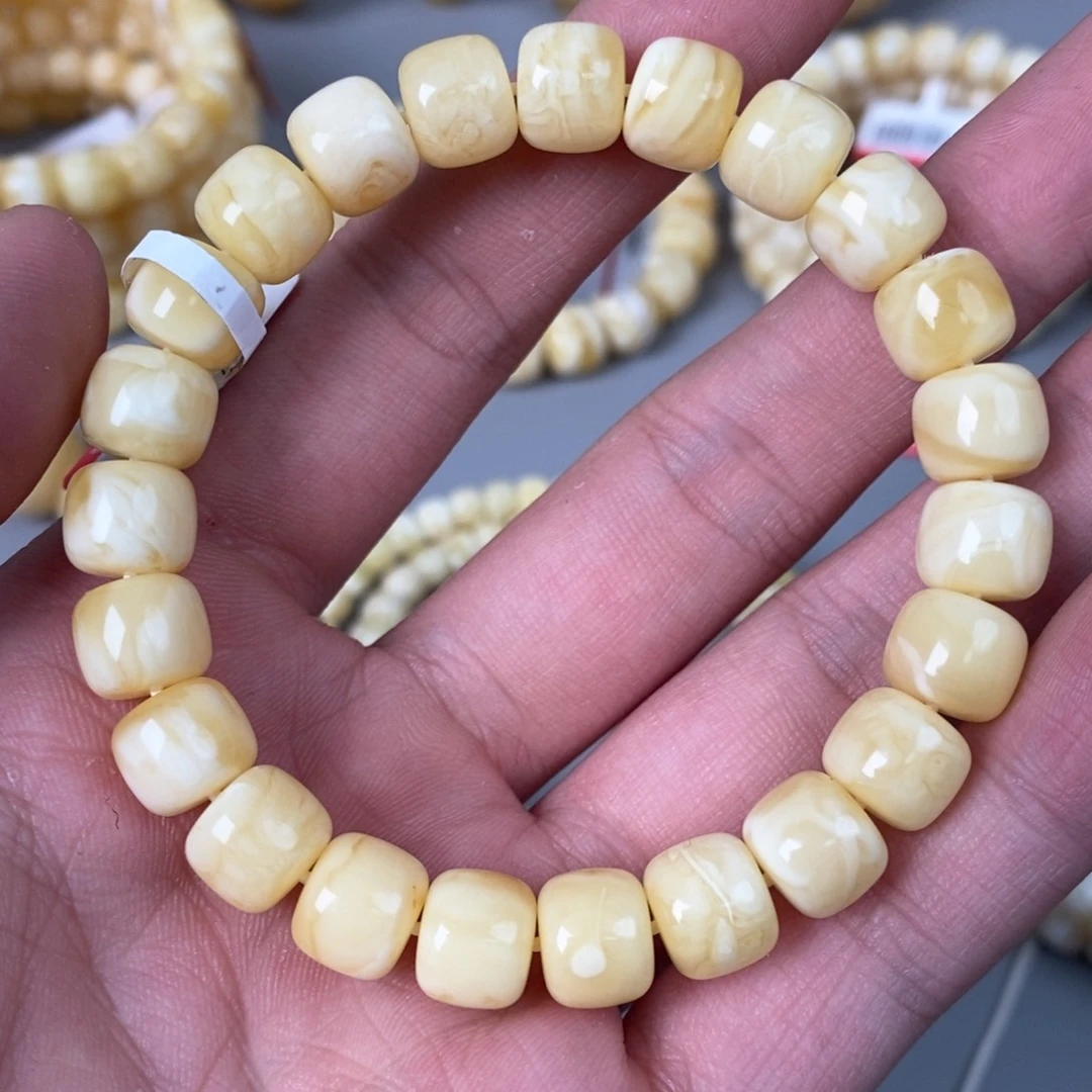 琥珀珠宝奇石未镶嵌10mm