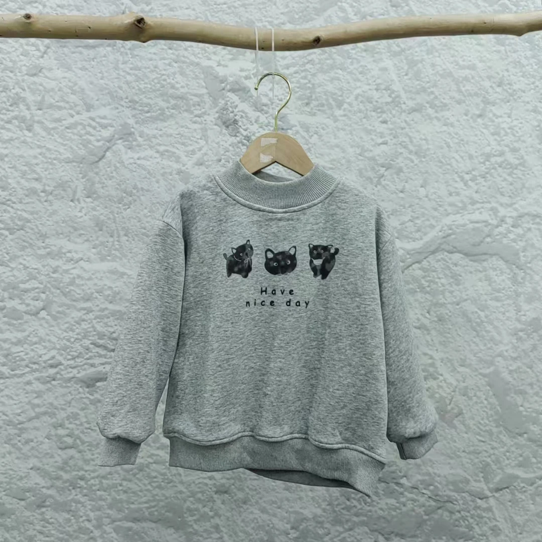 YC小精品卫衣/黑色cat