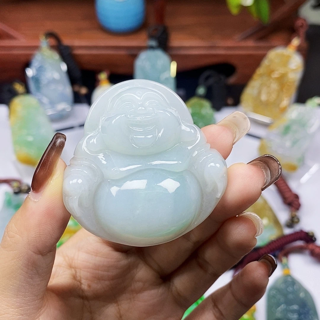 翡翠未镶嵌颈饰天然翡翠A货