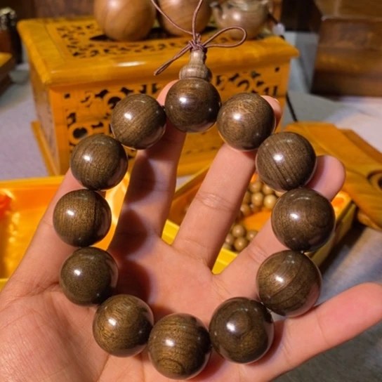 金丝楠金丝楠阴沉木2.0手串