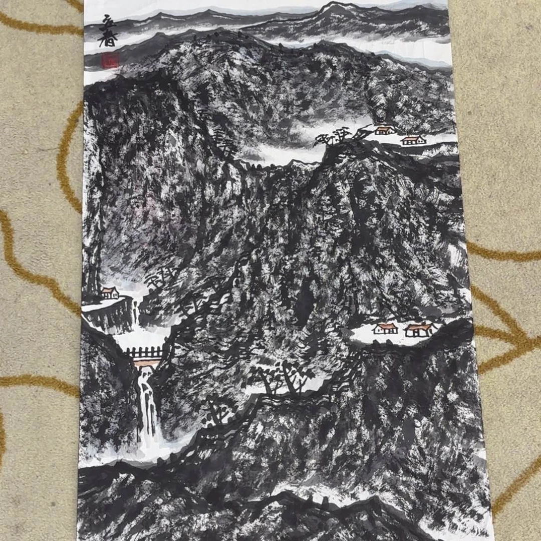 国画孙立春山水艺
