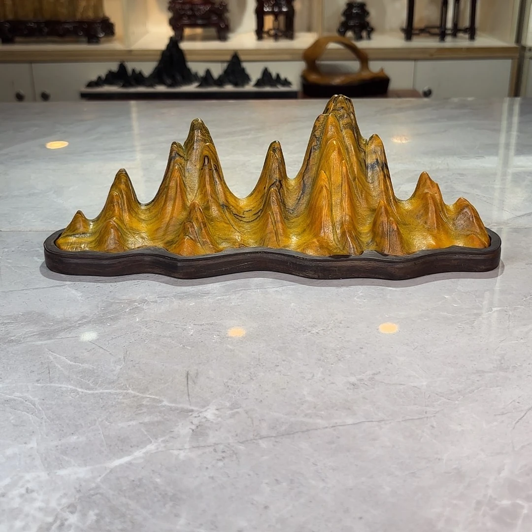 忆***事灵璧石手工雕刻奇石摆件