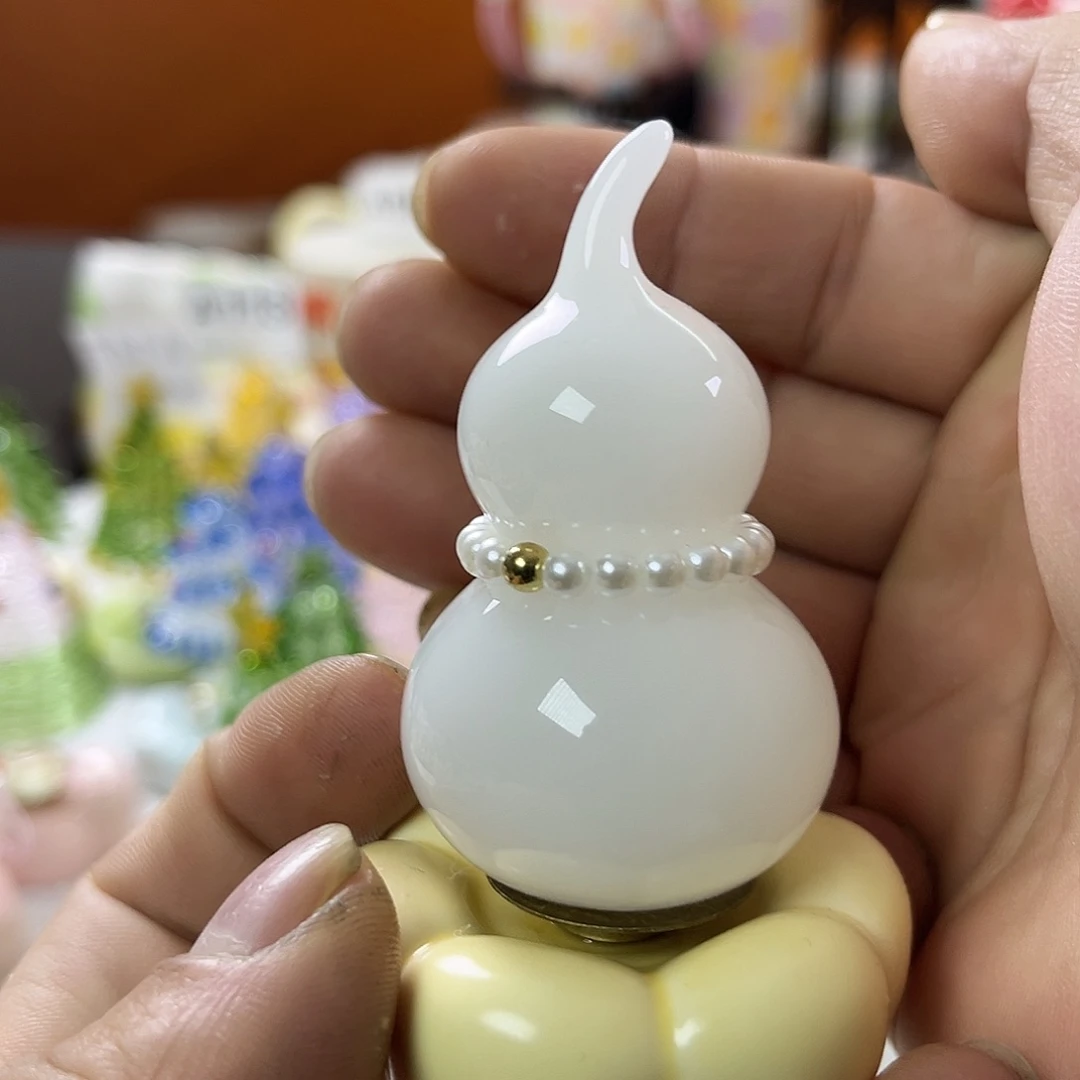 陶景德镇陶瓷底座转转白色