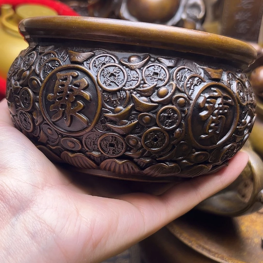 铜器摆件老王直播间