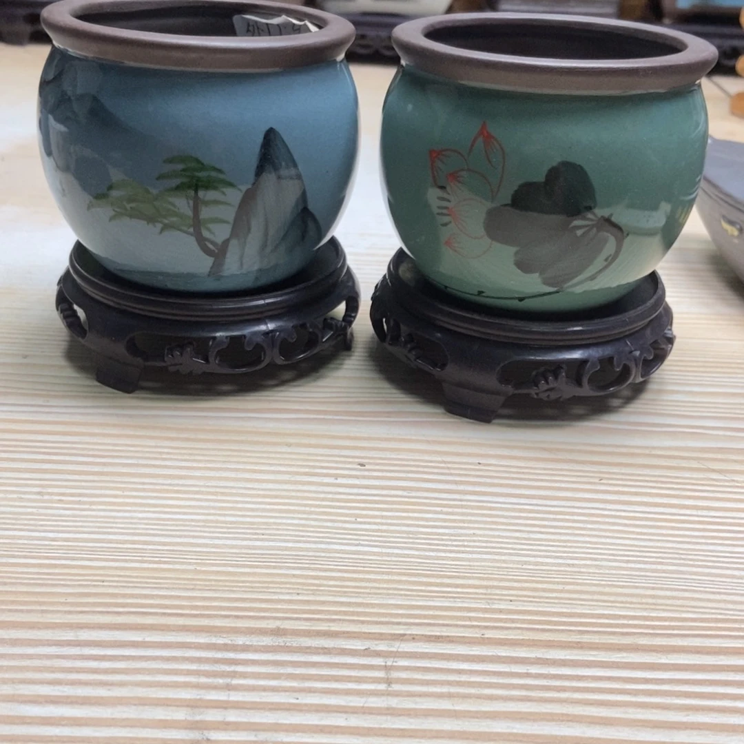 瓷片陶瓷花盆陶瓷艺术