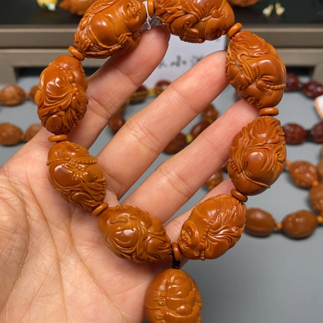 手串/手链橄榄核弥勒佛手串
