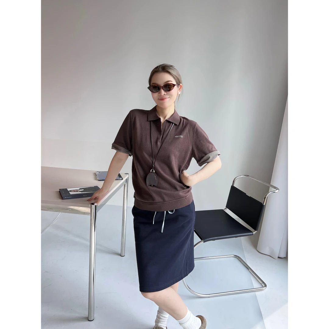 YOEYYOU设计师品牌拼缩绒拼布毛织上衣25春夏新品SOLSOL买手店