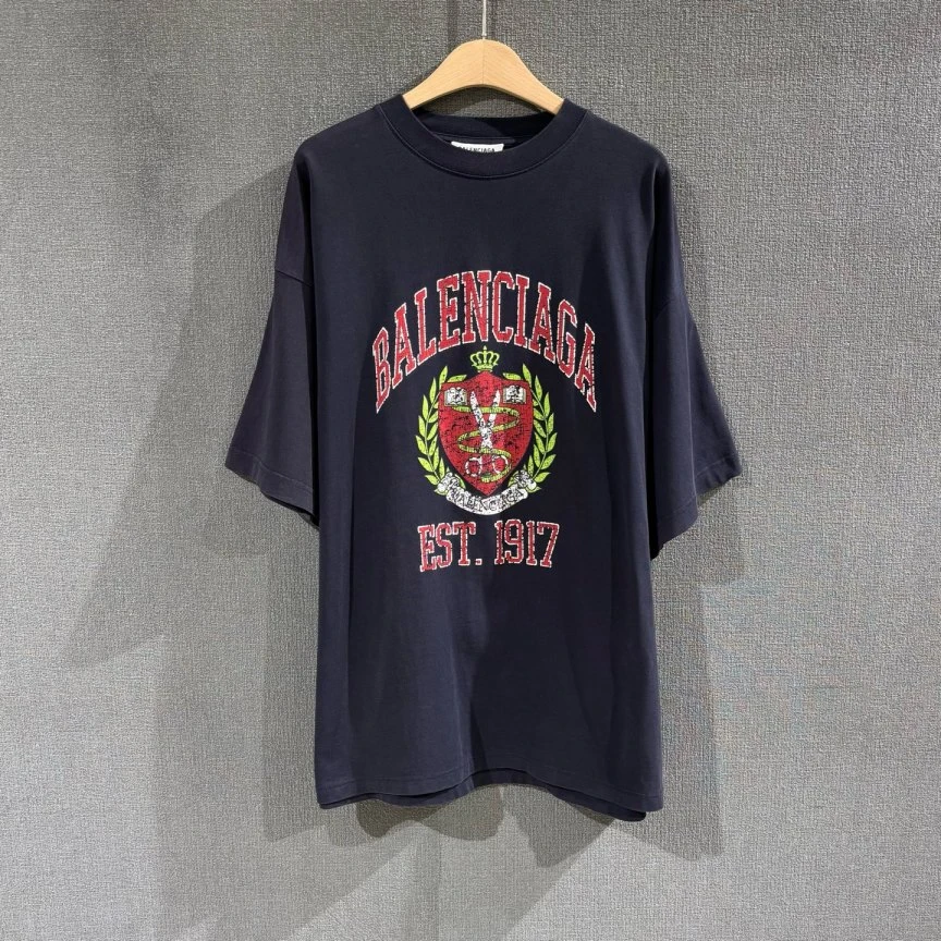 95新 Balenciaga/巴黎世家 （pm）剪刀麦穗印花短袖 1码/8679
