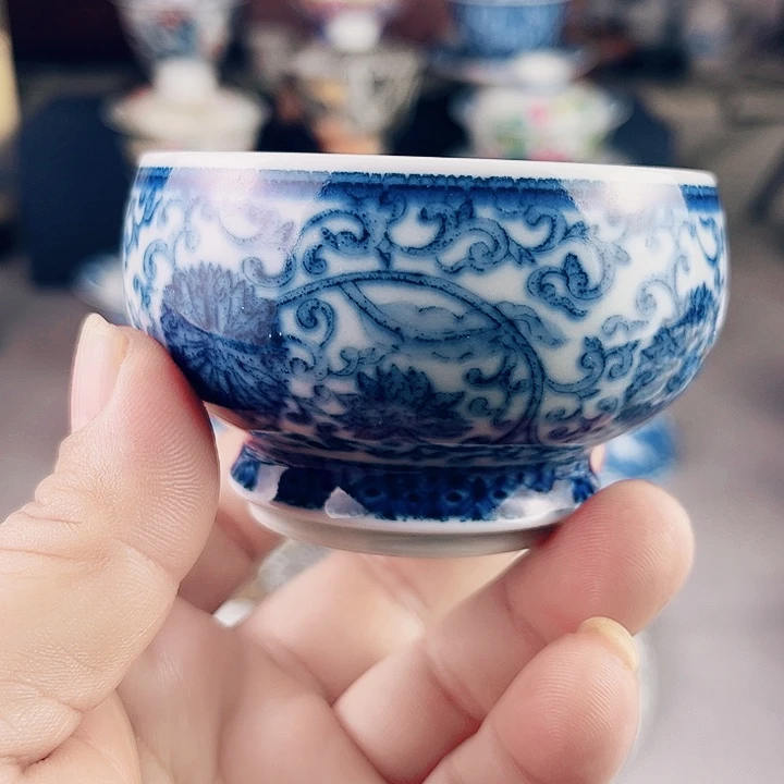 顾老师青花主人杯