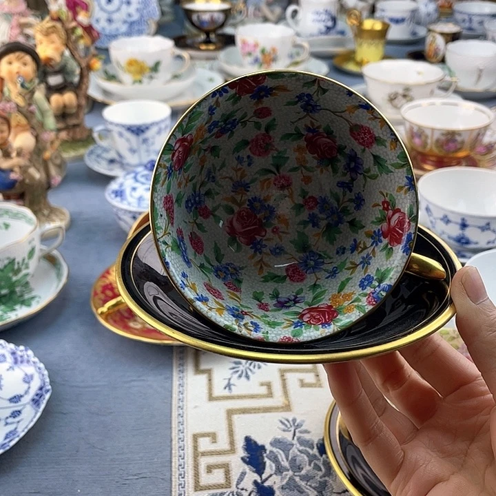 中古欧瓷瓷器小房子