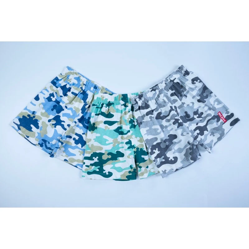 BY国内单男宝夏季纯棉休闲裤男童迷彩短裤五分裤子中裤