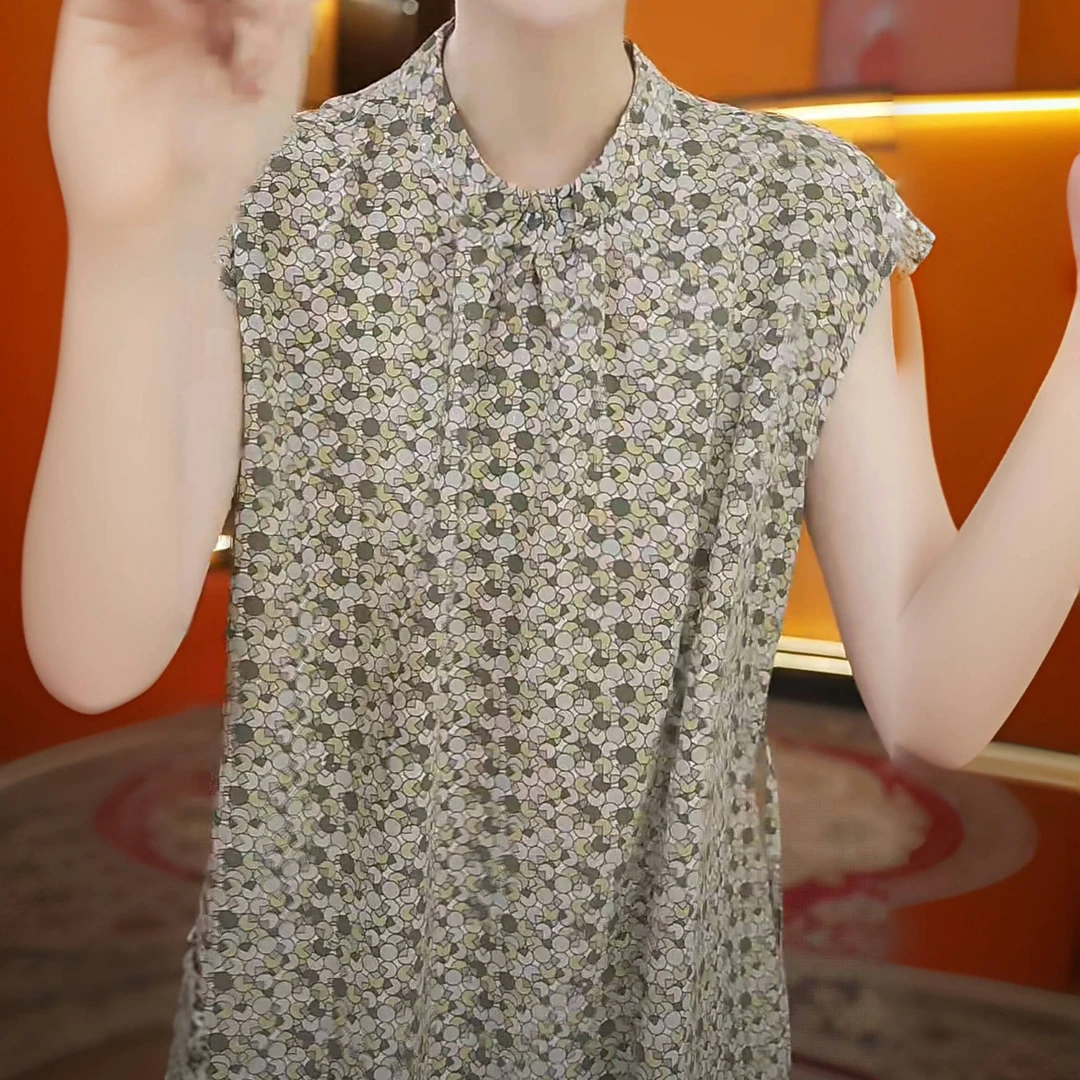 【送腰带】夏季新款设计师气质清凉透气遮肉连衣裙YJ10173