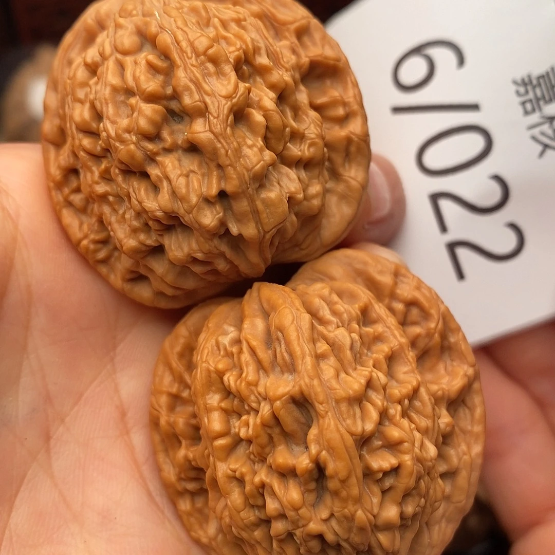 把件文玩核桃42粗筋虎头