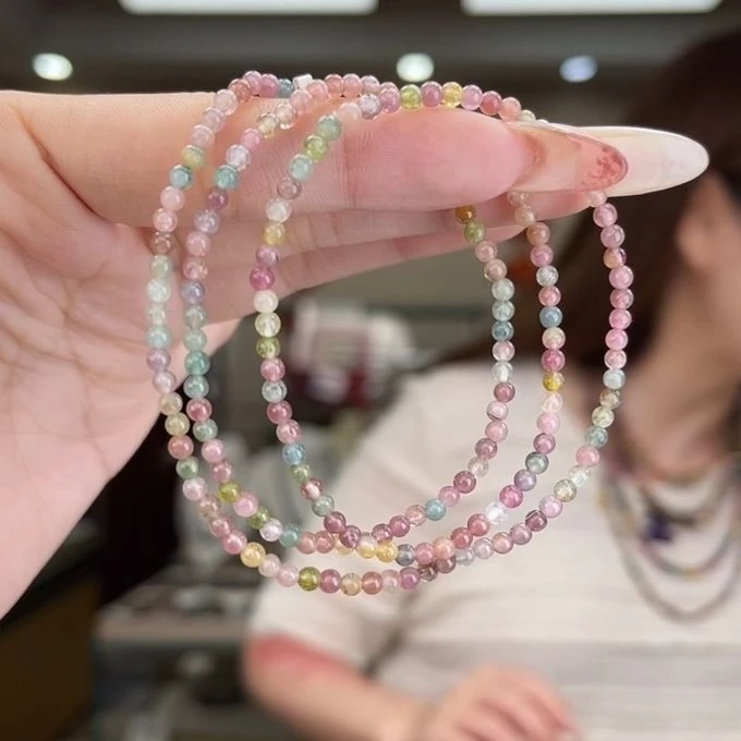 05511719/未镶嵌碧玺3mm+碧玺多圈多样性发货