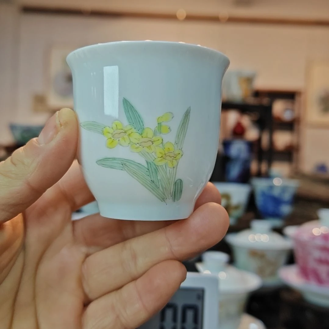 长*景德镇手工手绘主人杯