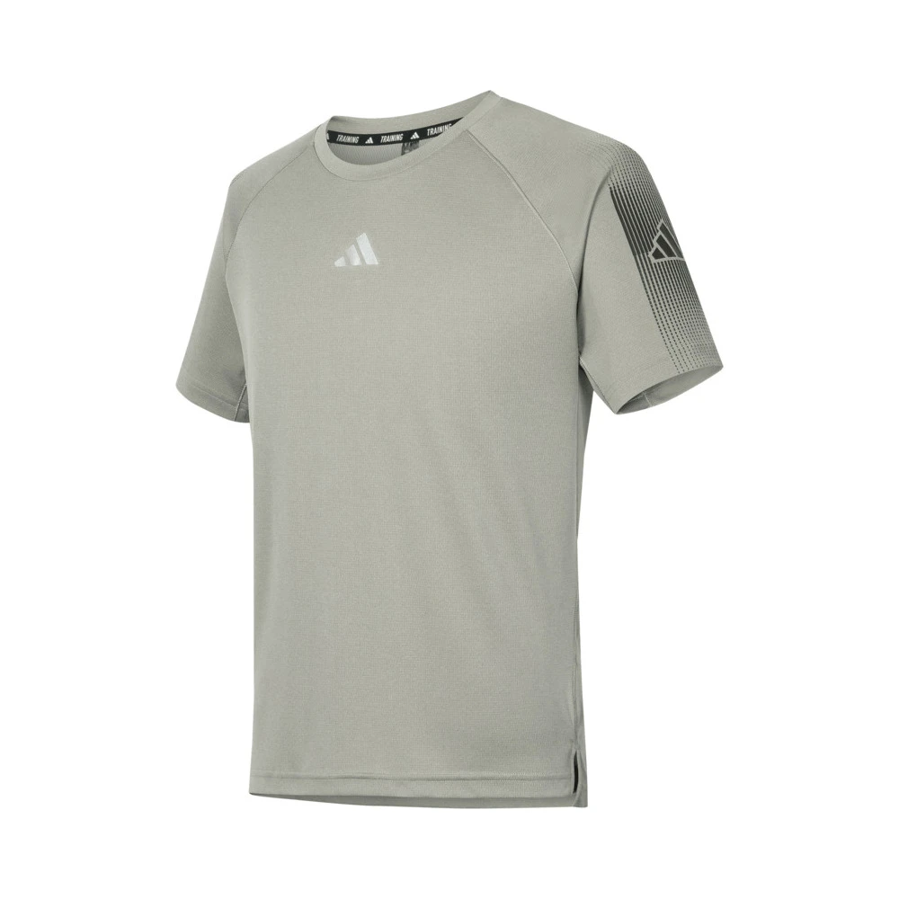 【滔搏联动】adidas阿迪达斯男子GYM+ BL TEE针织无领T恤IW5871