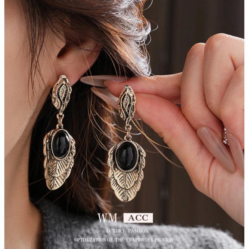 镀18K真金 Vintage 【永恒】 铜 女士耳环 ZG0306