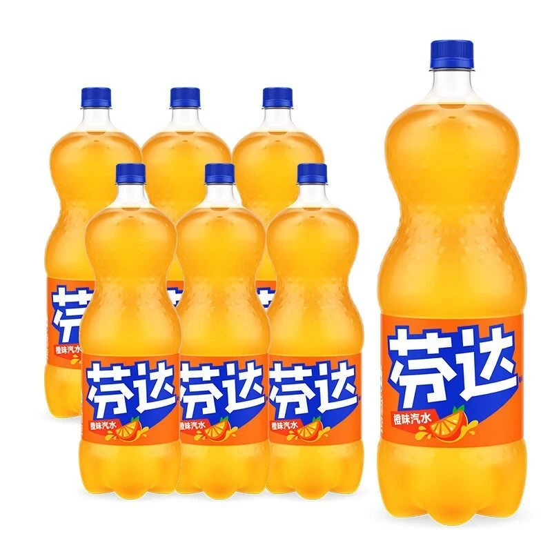 芬达  2L*6瓶/组 芬达橙味汽水夏日必备饮品