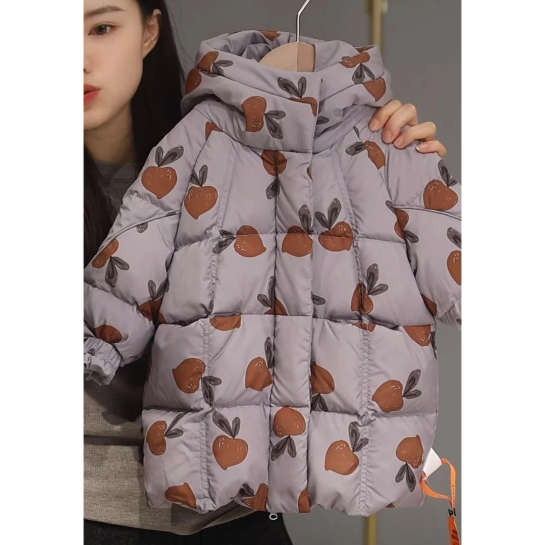 【三防中长款带帽羽绒外套  小洛妈】婴儿童羽绒服宝宝外套冬K18