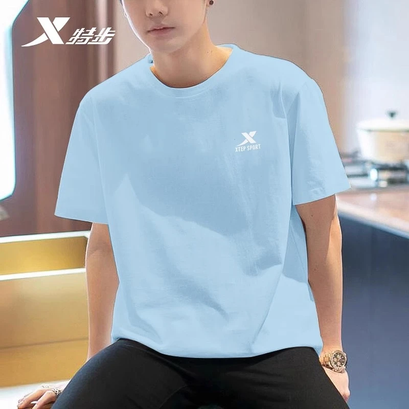 特步短袖男t恤官方旗舰店正品夏季速干透气上衣半袖T品牌冰丝男装